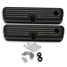 For Ford Small Block Sbf 5.0l 289 351w 1962-1985 Retro Black Tall Valve Covers For Ford Small Block Sbf 5.0l 289 351w 1962-1985 Retro Black Tall Valve Covers