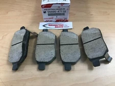 17-22 PRIUS PRIME REAR Brake Pads NEW Toyota OEM SEMI METALLIC 04466-47110