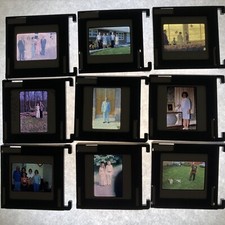 Lot 40 Vintage 1960s 1970 s Color Photo SLIDES Family Life Men Women Kids 2
