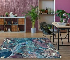 3D Blue Peacock ZHUA52 Game Non Slip Rug Mat Photo Carpet Andrea haase Zoe