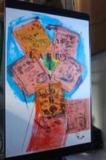 Vintage Offset Litho Print/Poster Art Print Paper Unsigned Larry Rivers