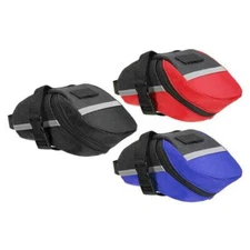 Bicycle Bike Saddle Bag Tail Rear Cycling Cushion Seat Pouch Storage Outdoor
