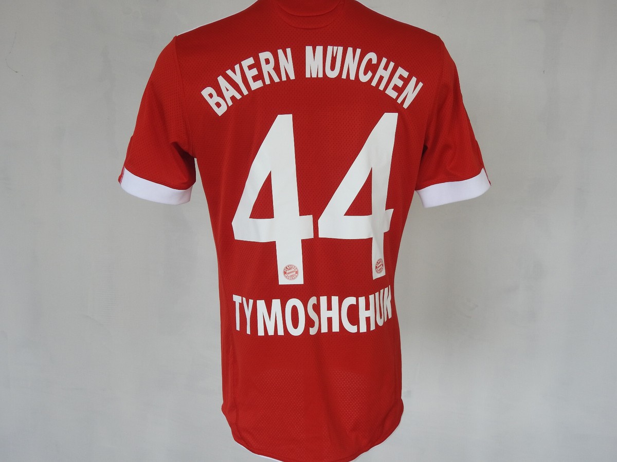 Bayern Munchen 2009 2010 Jersey #44 Tymoshchuk Adidas Red Shirt