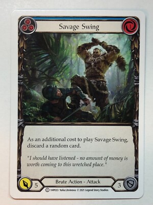 Flesh And Blood History Pack Vol.1 Savage Swing (Blue) 1HP033 NM/M