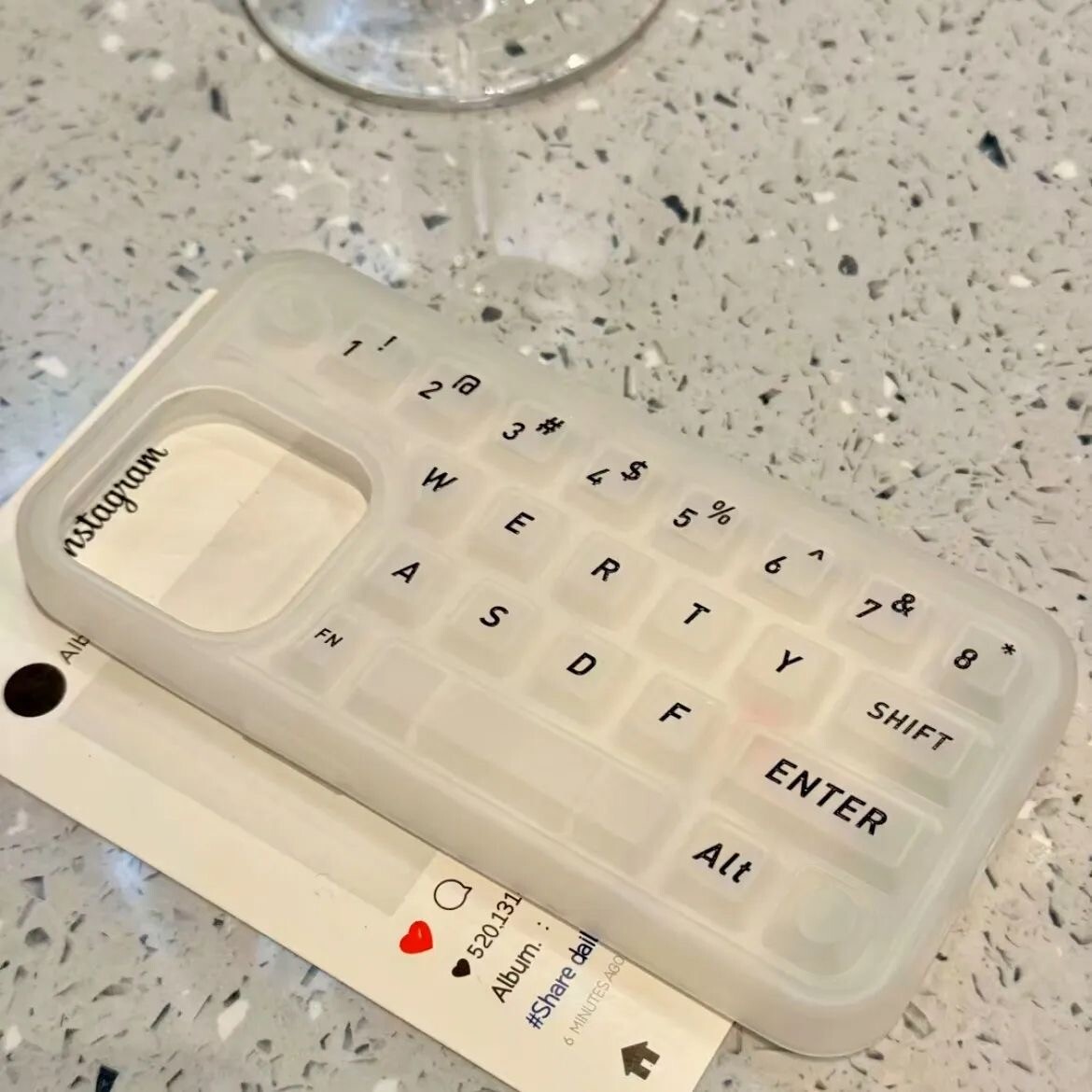 Computer keyboard 3D Case For iPhone 16 15 14 13 Mini 12 11 
