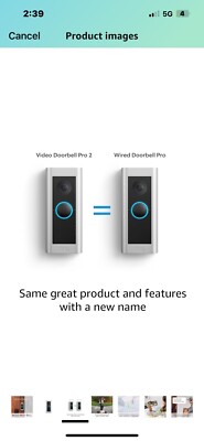 Ring Doorbell Camera Pro-2