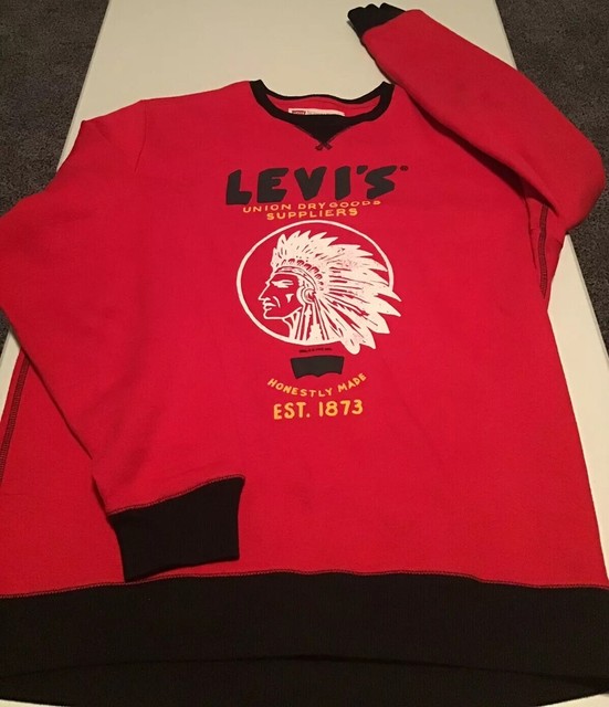 levi's graphic crewneck sweatshirt