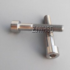 2pcs M7 x 40 Ti Titanium Screw Bolt Allen Hex Socket Cap Head / Aerospace Grade