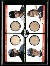 2002 Upper Deck Vintage Suzuki/Martinez/Olerud/Boone TT Game Bat Quads