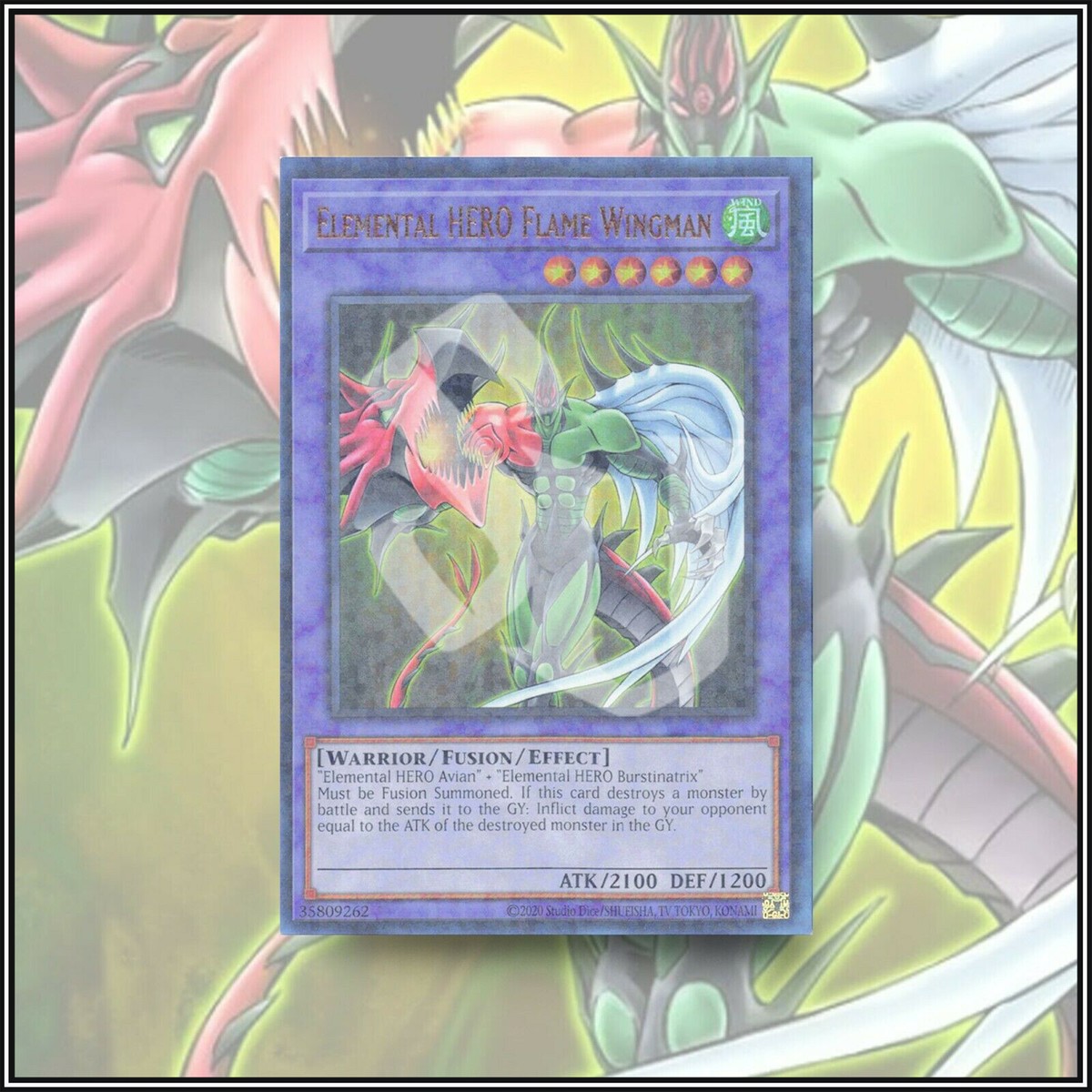 YuGiOh ELEMENTAL HERO FLAME WINGMAN | ULTRA PARALLEL RARE | 1ST
