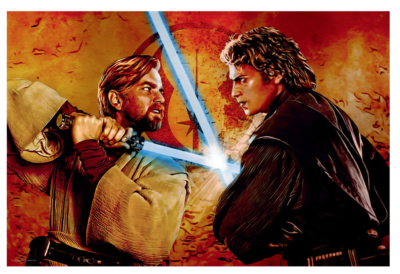 Star Wars Revenge of the Sith Obi-Wan Anakin Poster Lithograph