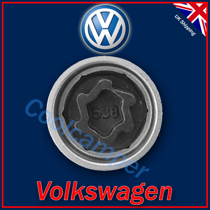 for Volkswagen Security Master Locking Wheel Nut Key 538 V 17mm VW