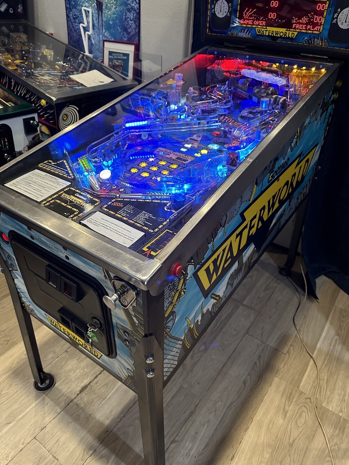 pinball machine 1995 Gottlieb Waterworld, Rare, Great Condition! eBay