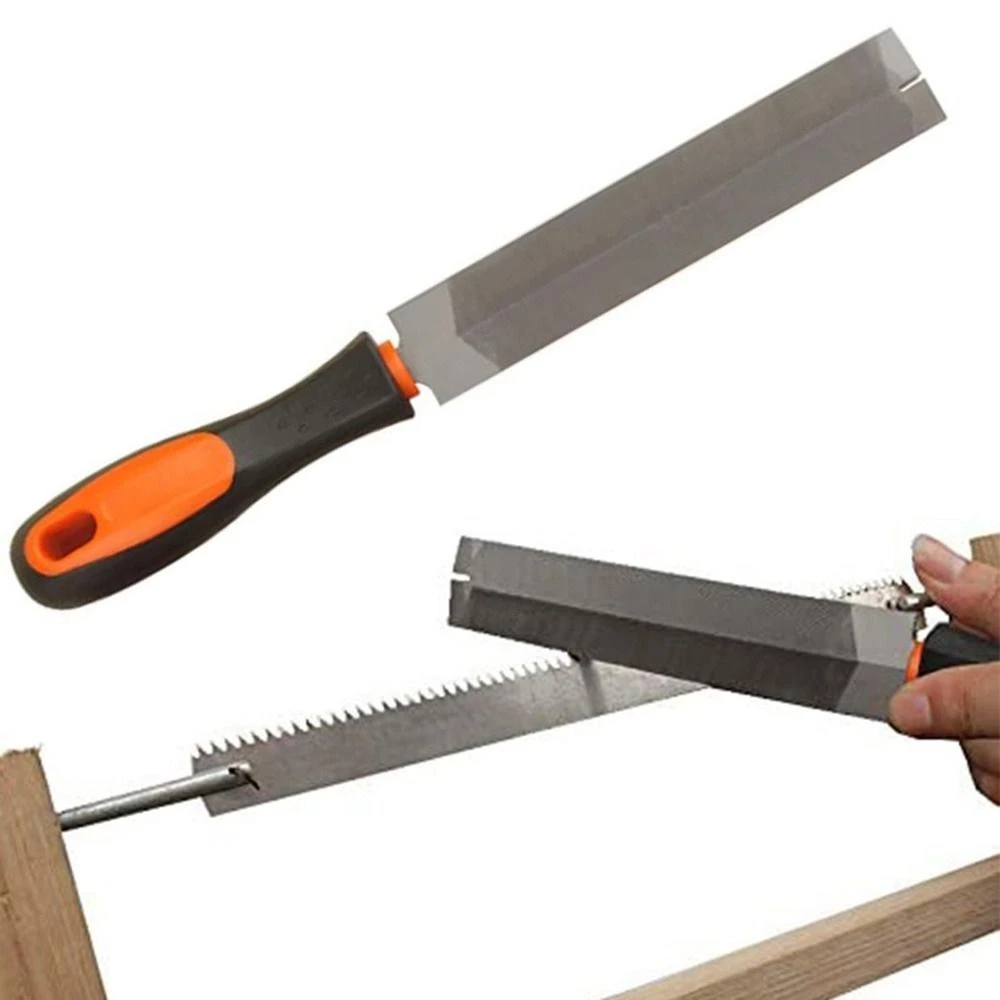 Hand Tools Diamond Shaped Files Steel Hand Saw Durable Sawing File Leather