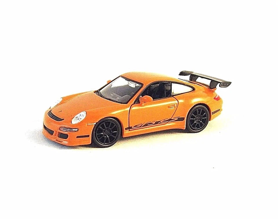 PORSCHE 911 (997) GT3 RS WELLY 1/34 ORANGE DIECAST CAR MODEL, PORSCHE COLLECTION - Image 2 of 4