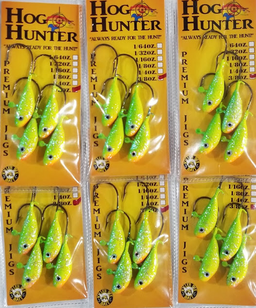 4 Hog Hunter 3/8 ounce Swimbait Jig Heads MultiSpecies Fishing Lure