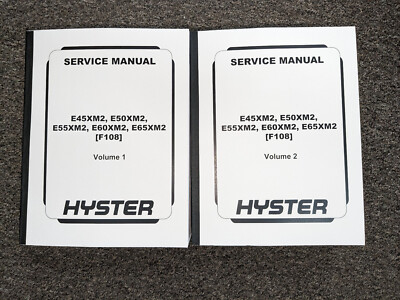 Hyster F108 E45XM2 E50XM2 E55XM2 Electric Rider Truck Shop Service Repair Manual