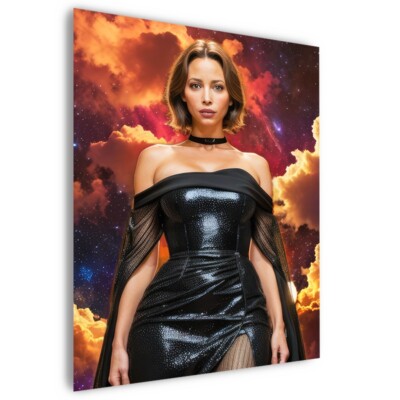 CHRISTY TURLINGTON Supermodel Model Diva #1/7 ACEO Art Print Card by RoStar