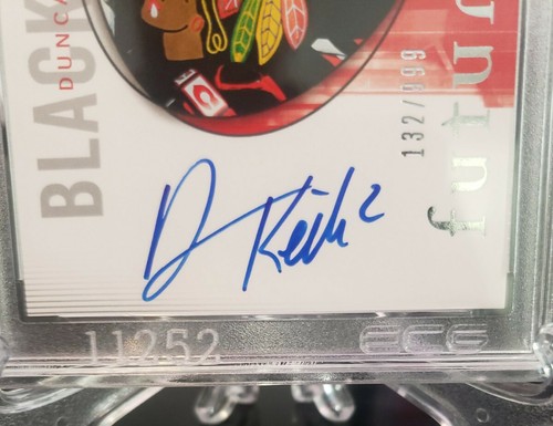 2005-06 Upper Deck SP Authentic Duncan Keith autographed RC ECG 9.5 🏒 - Picture 3 of 4
