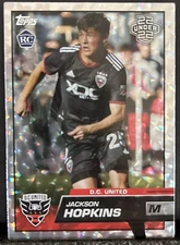 2023 Topps MLS Icy White Foil JACKSON HOPKINS #14 Rookie RC DC United ⚽️🔥