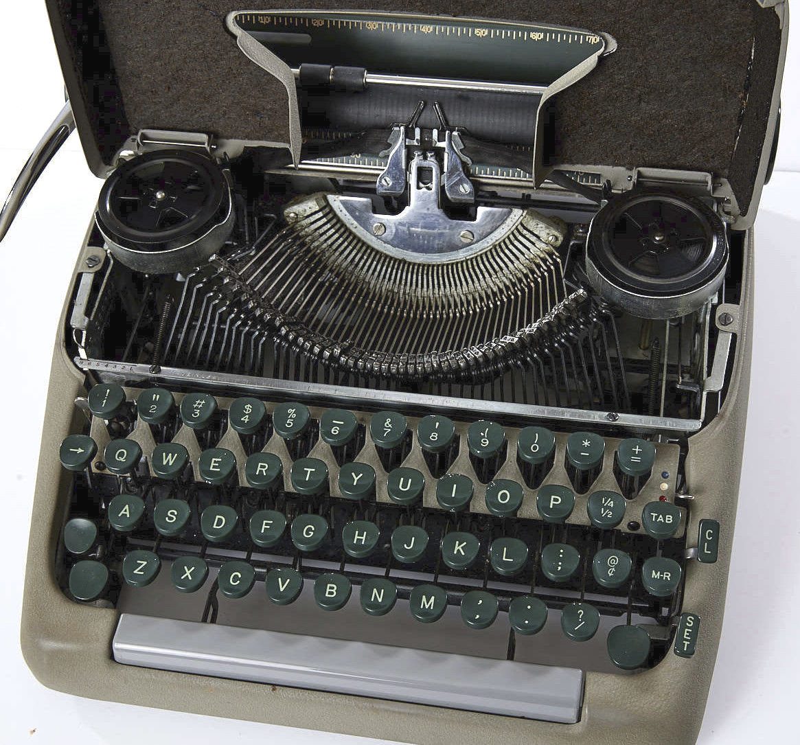 完動品　Smith Corona SILENT-SUPER コロナタイプライター Vintage 1955 Smith Corona Silent Super 5T Series Portable