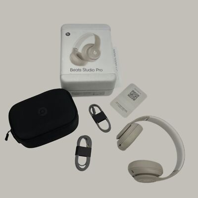 Headphones Beats Studio Pro Model MQTR3LL/A Color Beige #NO5276 (AR)