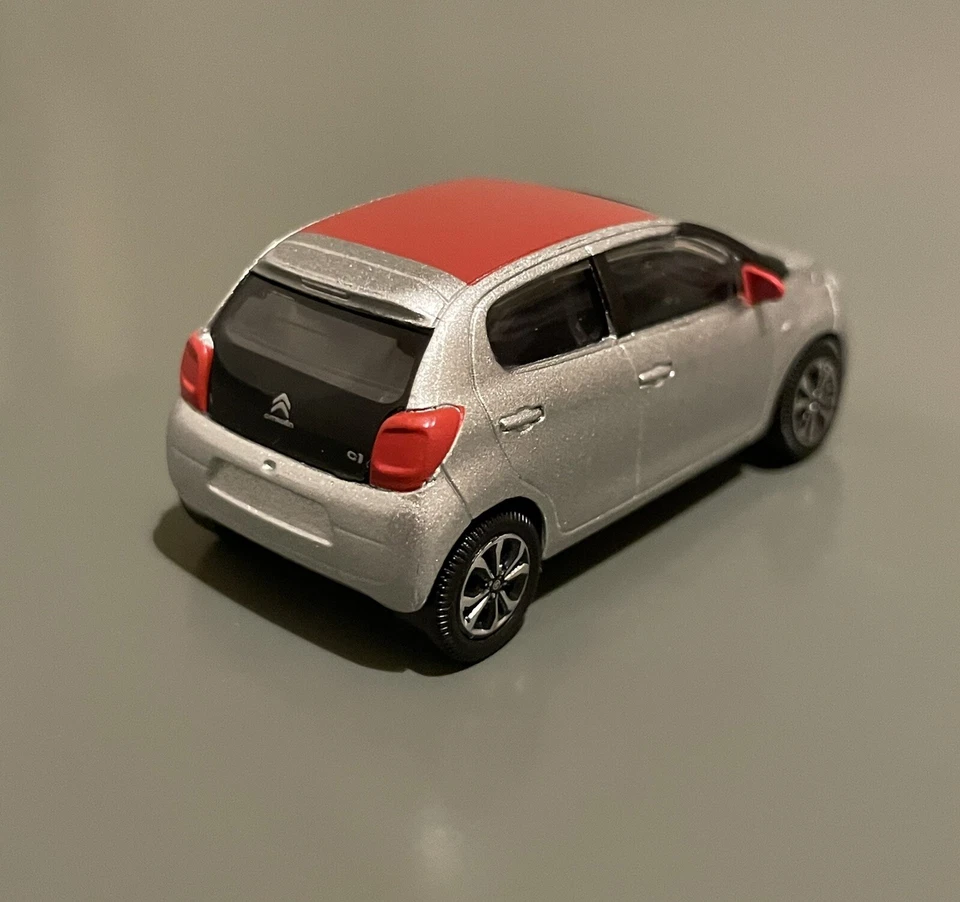 Modellino Norev Citroen C1 1:64 1/64 3 inches Auto Citroën Nuova Senza Scatola - Immagine 3 di 4