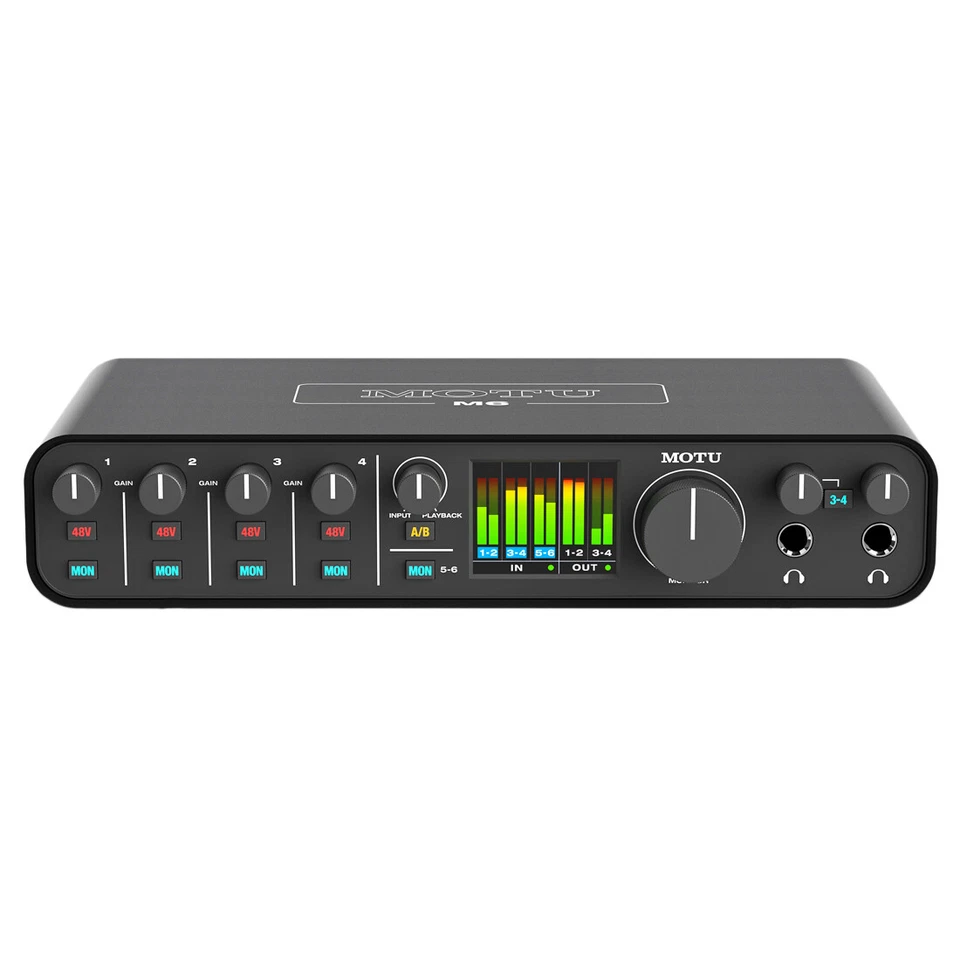 Motu M6 6-Kanal USB-Audio-Interface + keepdrum Kopfhörer - Bild 2 von 4