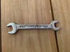 Vintage Dunlap 9/16" 1/2" Open Ended Combination Wrench. Made in USA. VGC