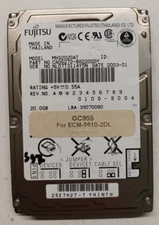 Fujitsu MHS2020AT 20gb CA21317-B55X CA06272 HDD Hard Disk Drive 2,5 Ide Pata