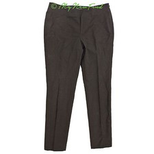 Vince Camuto Nordstrom Dress Pants 6 Slim Straight Side Zip Black NEW  B43