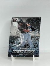 2021 Panini Prizm Draft Picks Power Surge Base and Silver Baseball