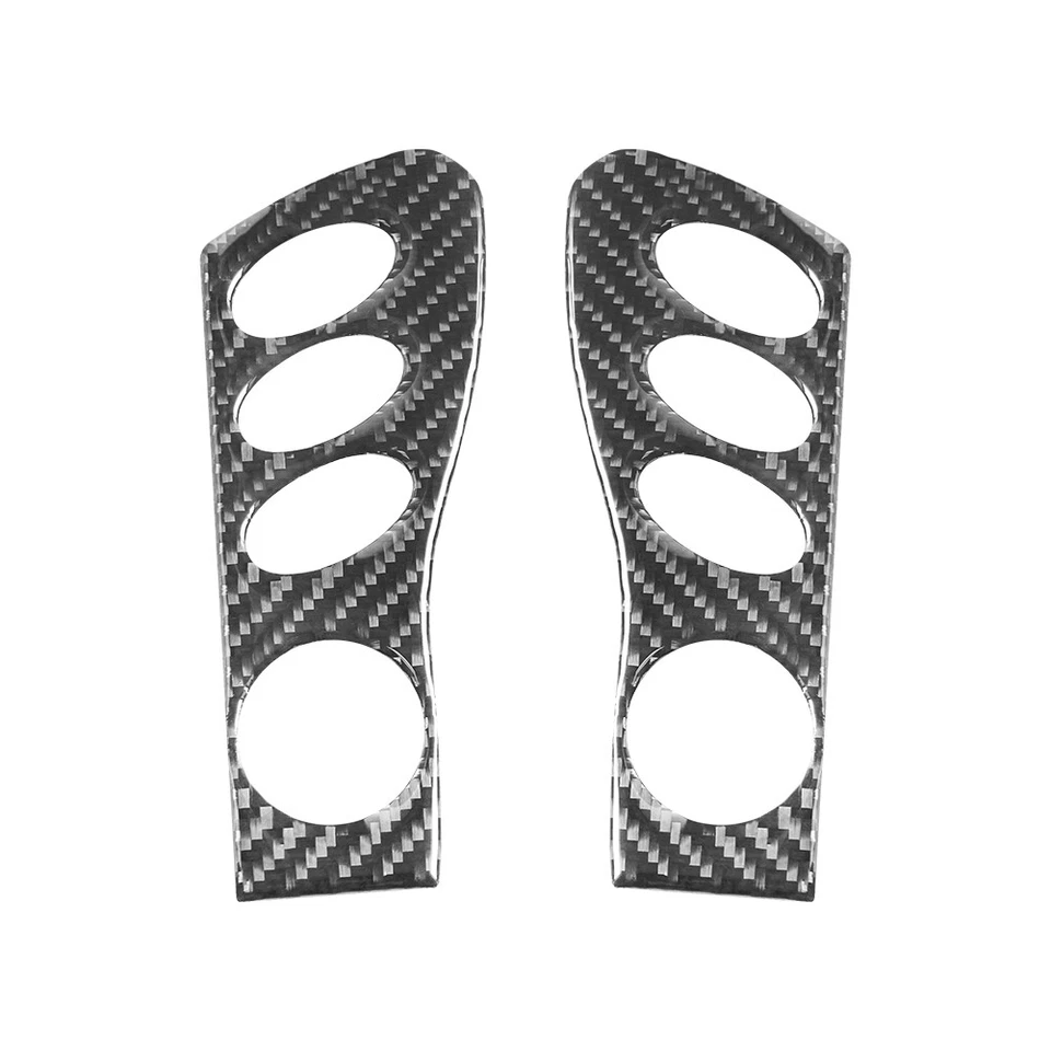 Cubierta lateral de consola de radio de fibra de carbono 2 piezas para Porsche Boxster 1998-2002 Foto 2 de 4