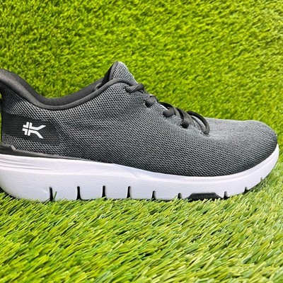 Kuru Flex Via Womens Size 9.5 Black Gray White Athletic Running Shoes Sneakers