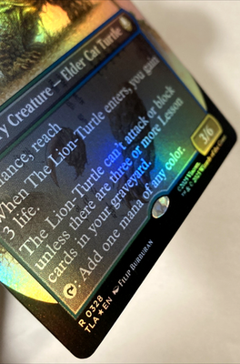 MTG The Lion-Turtle (Borderless Foil) Avatar: The Last Airbender