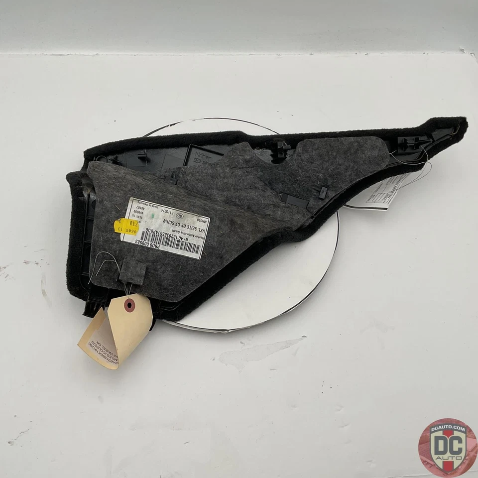 Alfombra lateral maletero trasero Porsche Cayman 2014-2016 negra 98155106400A75 104248 Foto 2 de 4