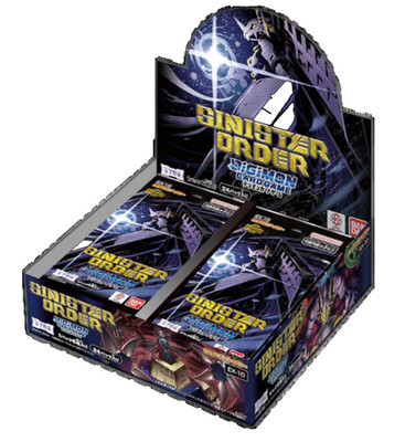 Digimon Card Game - Sinister Order Extra Booster Display Box [EX10]