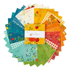 Charm Pack 5" Stacker 42pc Riley Blake "First Blooms" by Heather Peterson