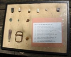 Large Riker case of Civil War Relics