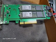 HP SATA M.2 Dual Drive PCIe Riser Card 759238-001 / 759505-001 - Low profile