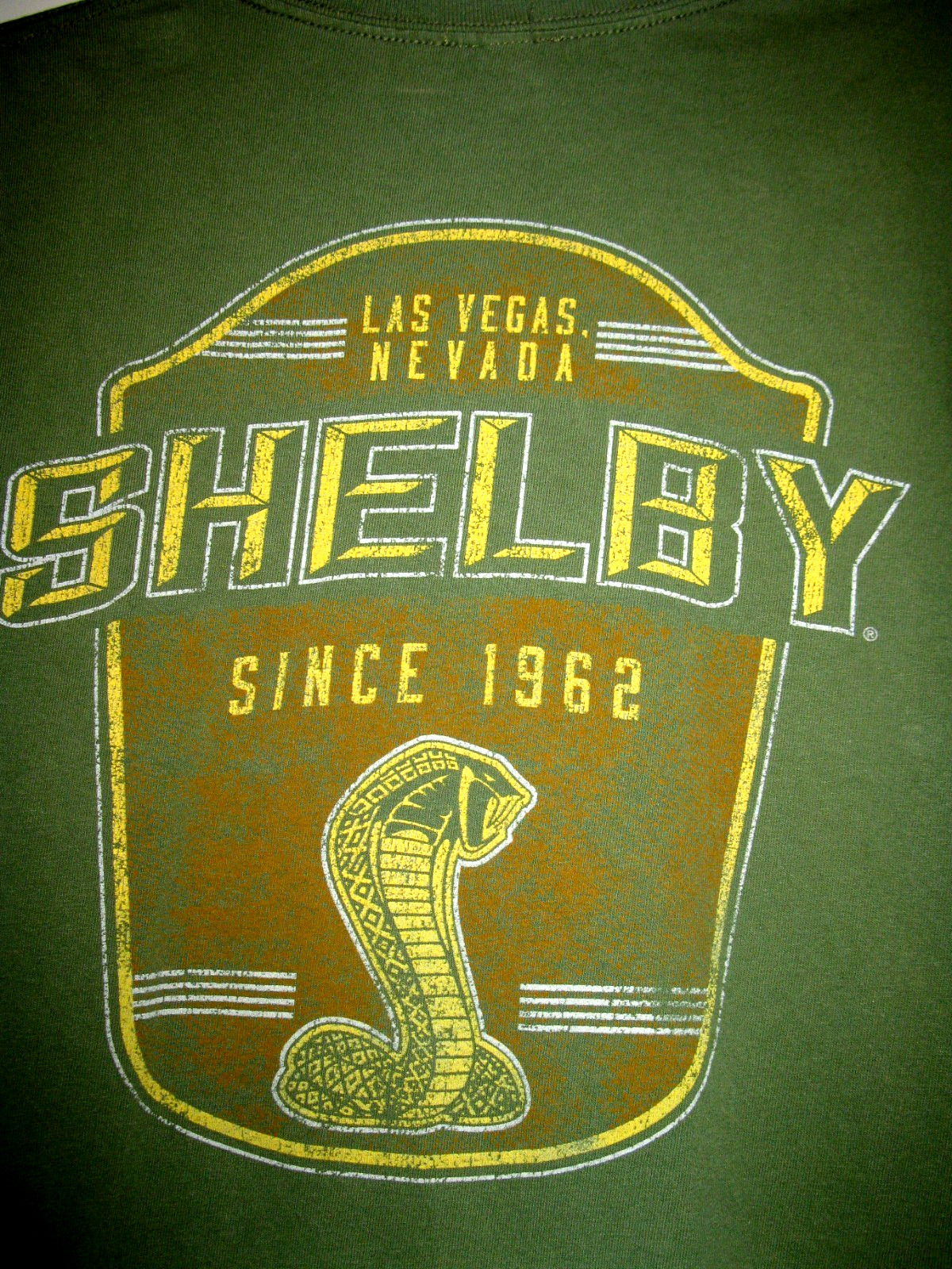 Vintage Shelby tee shirt XL ss 2 sided READ