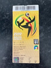 World Cup 2010 - Holland v Uruguay S/F -  Match 61 - Cape Town  TICKET POST FREE