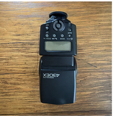 Canon Speedlite 430EX Shoe Mount Flash LCD Slave Mode For EOS DSLR Digital Film
