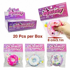 NEW IN DISPLAY BOX - 20 trendy DONUT Squishies The Most Viral Squishy Toy