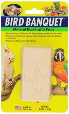 Zoo Med Bird Banquet Mineral Block With Fruit 5 Ounce Pack of 1 