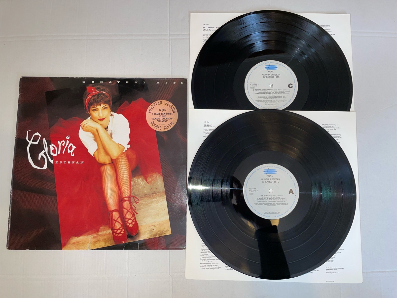 Gloria - estefan - greatest hits - 2xLP 1992 Vgc+/vgc+ 1st Press