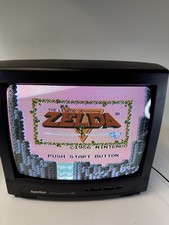 Super Scan 13" CRT TV Television Retro Gaming 13 Inch Vintage Works