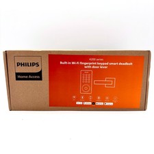 Philips 4200 Smart WiFi Fingerprint Keypad Deadbolt Door Lock with Lever DDL242X