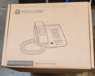 POLYCOM INC 2200-32500-025 REV F CX300 DESKTOP PHONE (RO4.4LEFTPALLET)