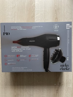 Nicky Clarke Infrared Pro Heat Speed 1300w Hair Dryer